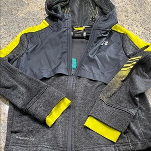 Russell Athletic Gray and Yellow Hoodie